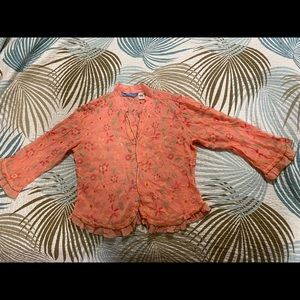 Johnny Was button down shirt